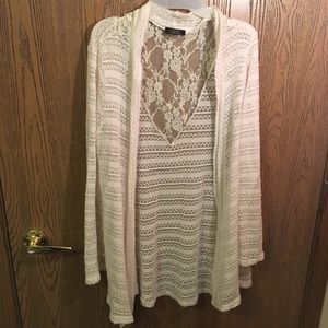 Knit Lace Cardigan